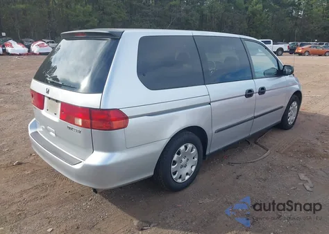 2001 Honda Odyssey z USA, uszkodzony, nr VIN 2HKPL18531H535073